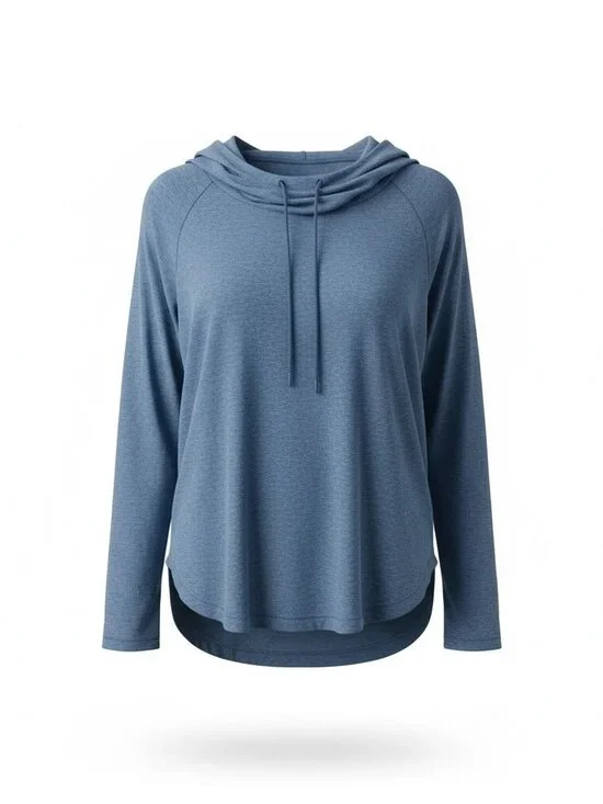 Athleta Blue Lightweight Hoodie – Size XL - Picture 2 of 7